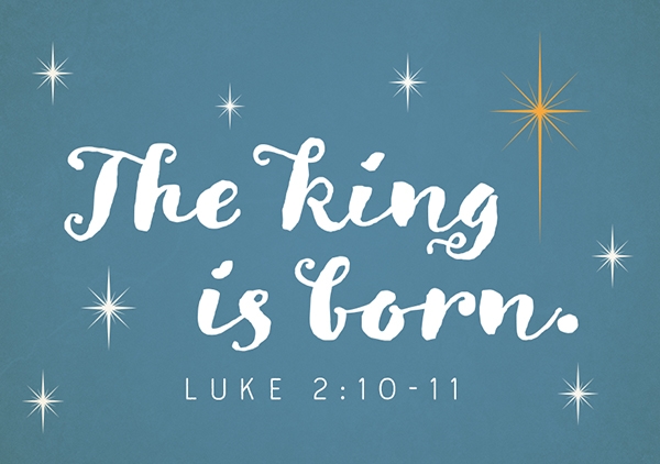 Mini - The king is born (türkis)