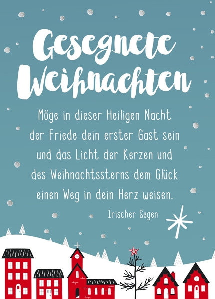 XL-Postkarte Big Blessing Silber - Licht der Kerzen