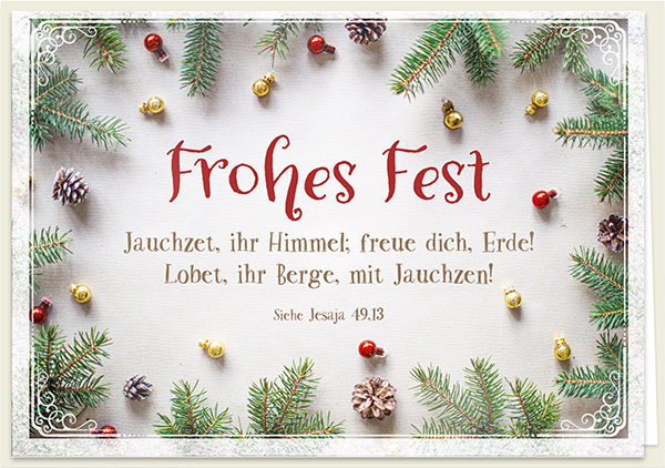 Faltkarte - Der Himmel freue sich