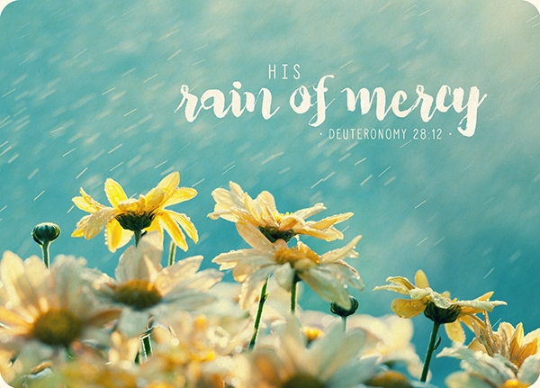 XL-Postkarte Big Blessing - Rain of mercy