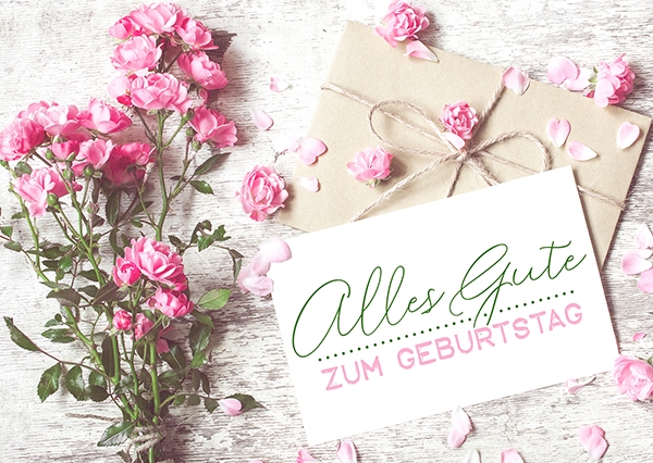 Postkarte - Alles Gute zum Geburtstag