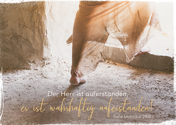 Postkarte - Wahrhaftig auferstanden