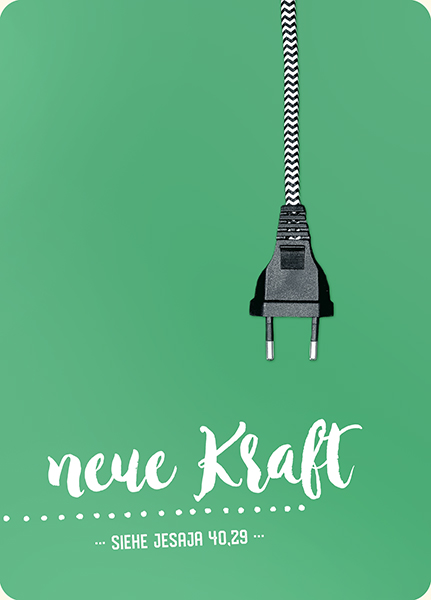 XL-Postkarte Big Blessing - neue Kraft