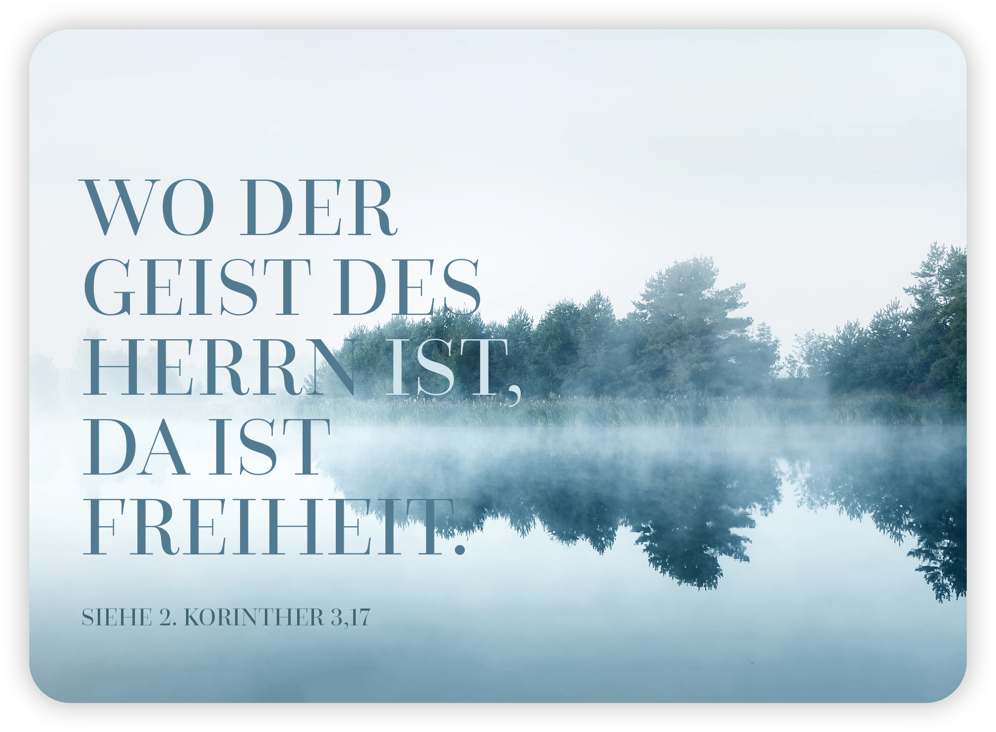 XL-Postkarte Big Blessing - Freiheit