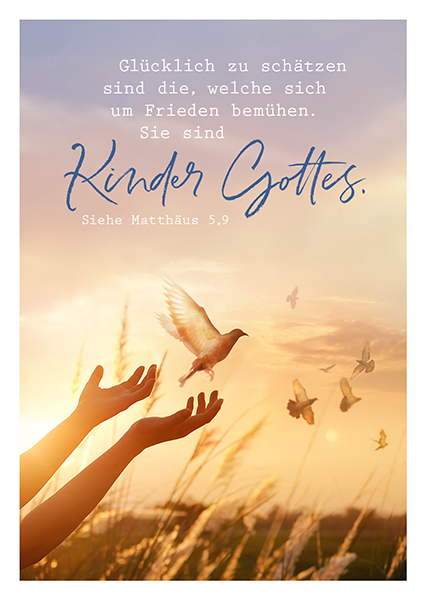 Postkarte - Kinder Gottes