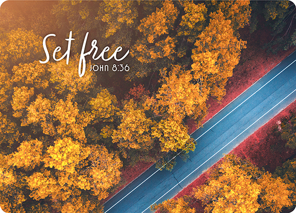 XL-Postkarte Big Blessing - Set free (Straße)