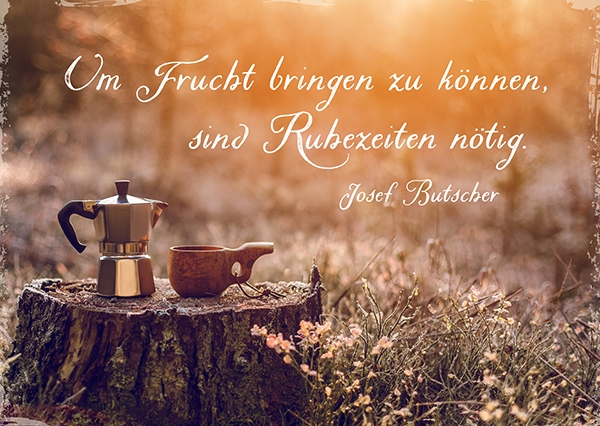 Postkarte - Ruhezeiten