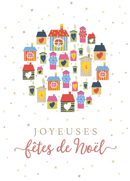 XL-Postkarte Big Blessing - Joyeuses fêtes de Noël