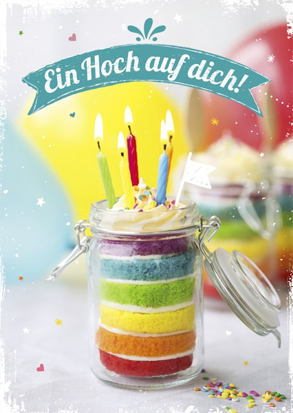 Postkarte - Ein Hoch auf dich