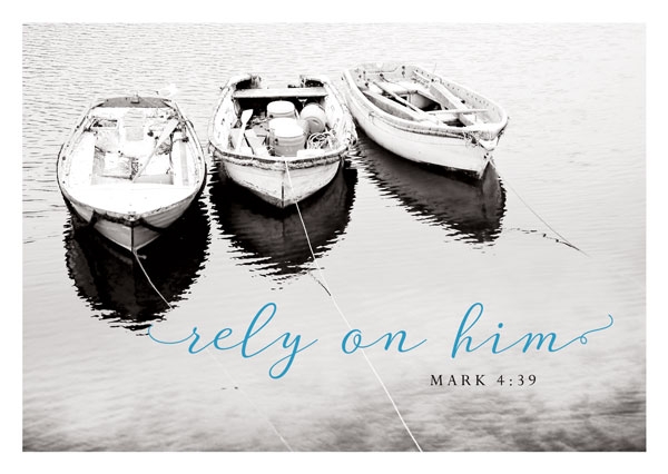 Postkarte Black & White - Rely