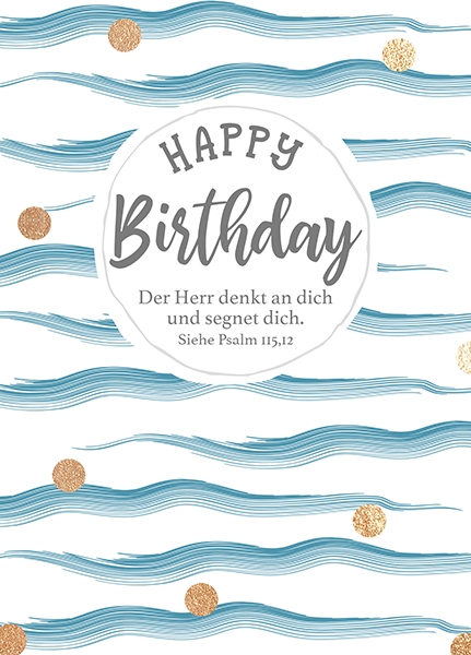 XL-Postkarte Big Blessing - Happy Birthday - Der Herr