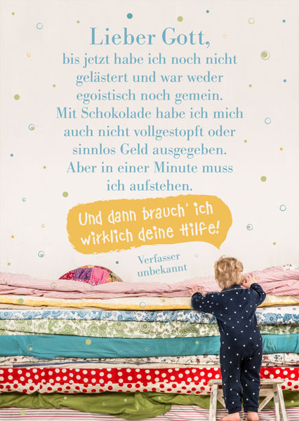 Postkarte - Lieber Gott