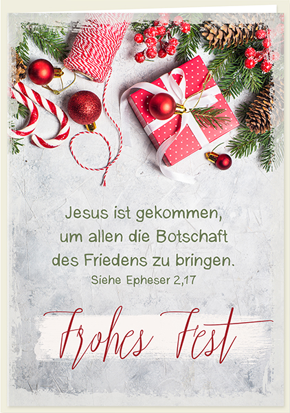 Faltkarte - Jesus ist gekommen