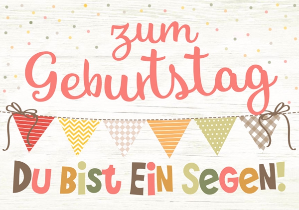 Mini - Geburtstag - Du bist ein Segen