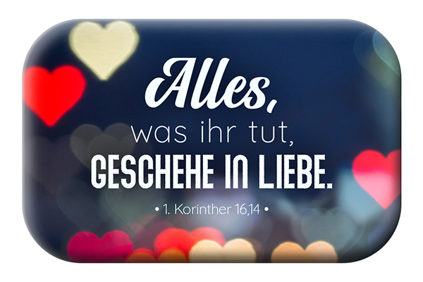 Magnet Mag Blessing - Liebe (blau)