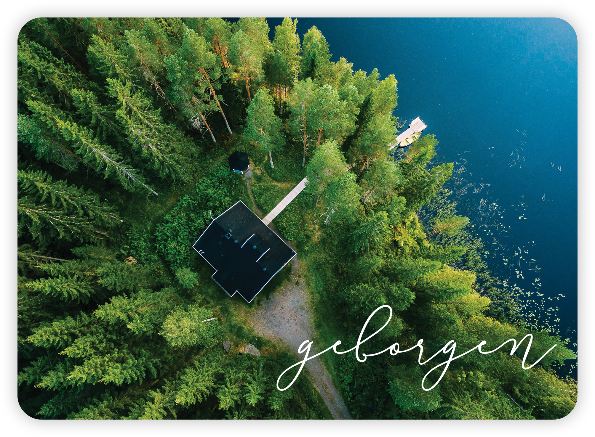 XL-Postkarte Big Blessing - Geborgen in ihm