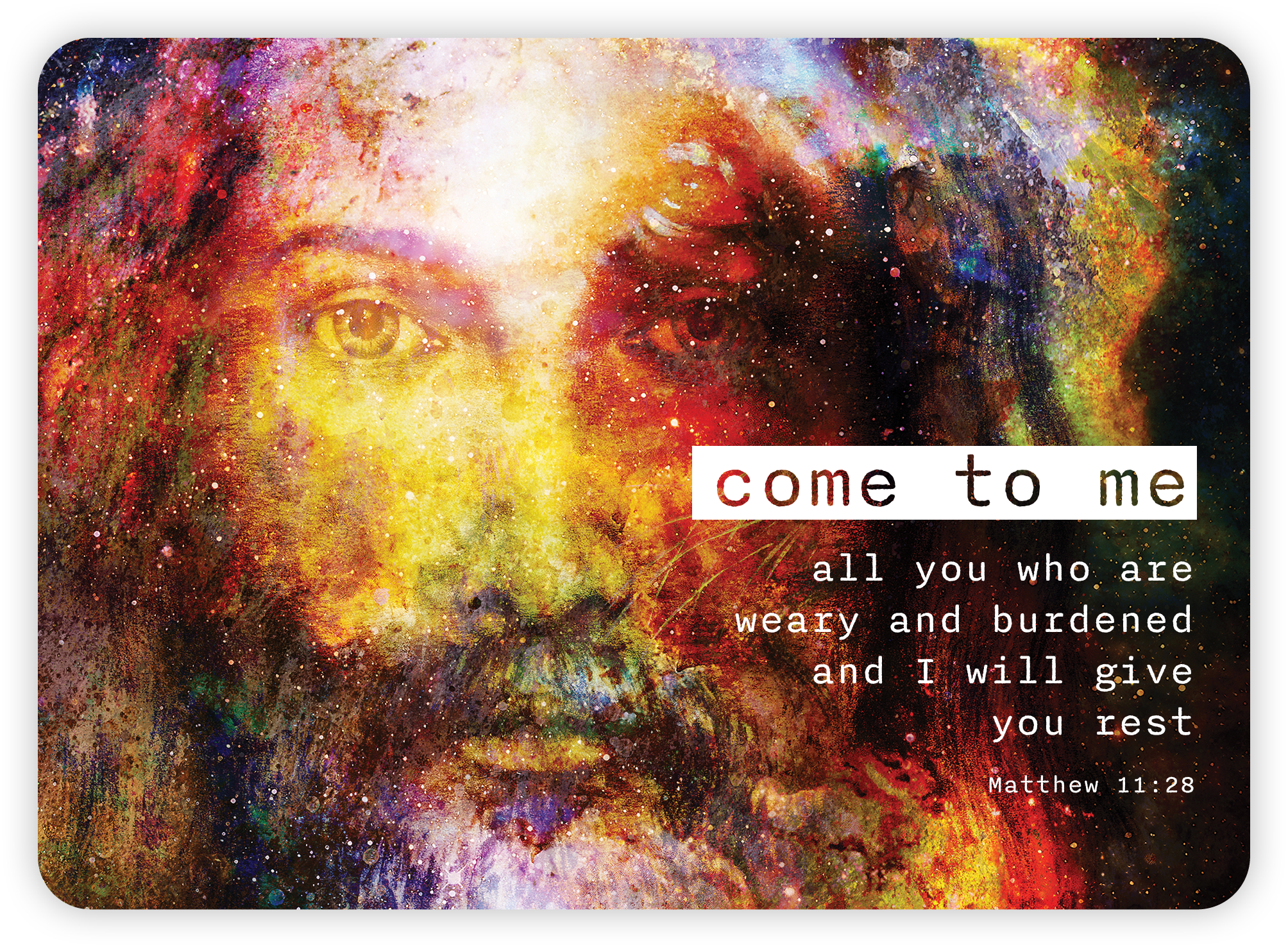 XL-Postkarte Big Blessing - Come to me