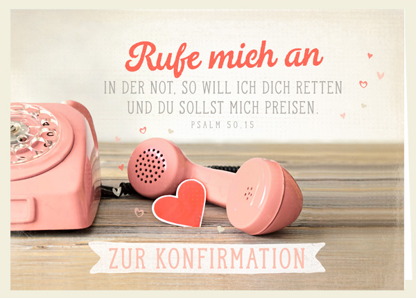 Faltkarte - Zur Konfirmation - In der Not
