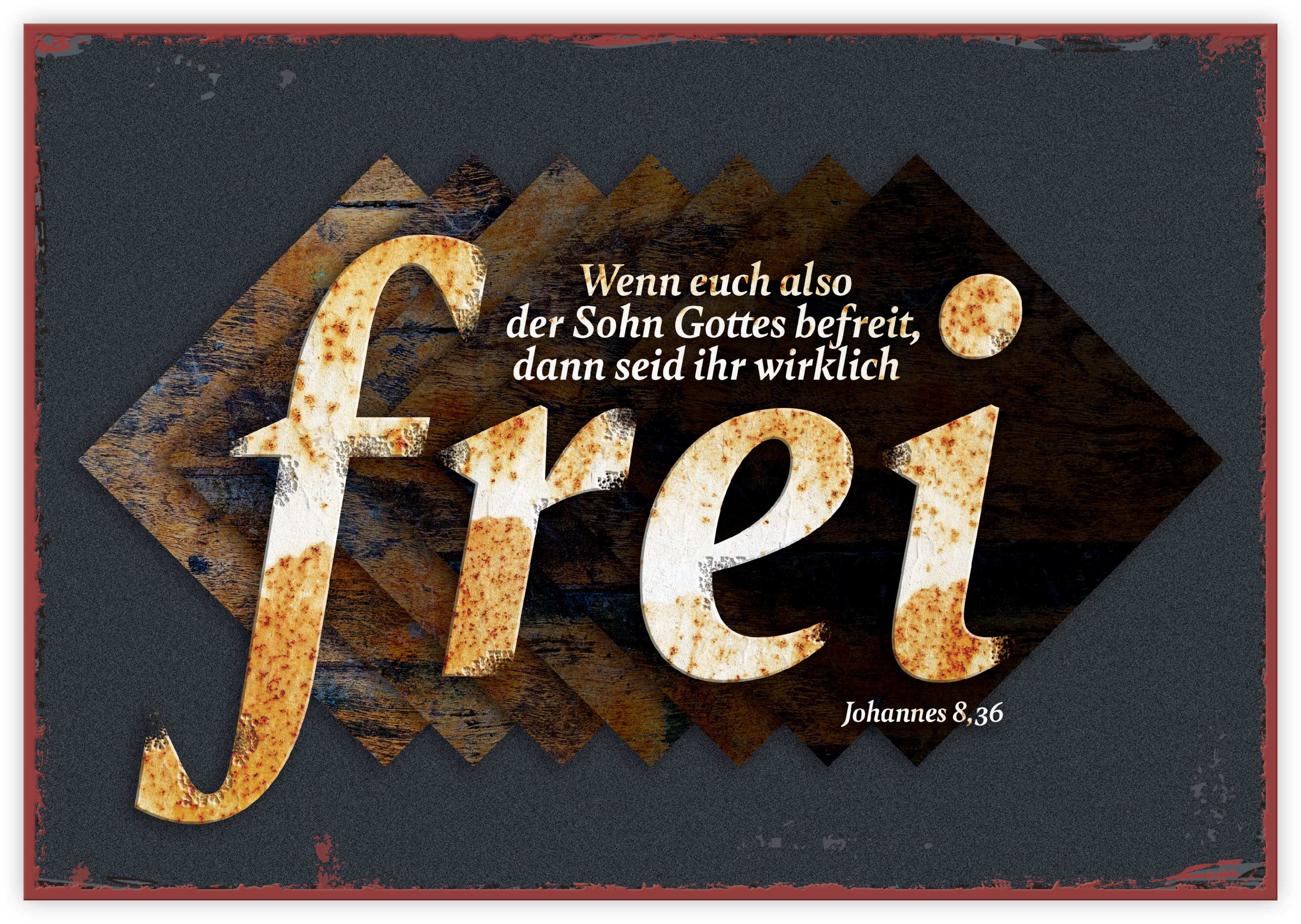 Metallschild klein - frei