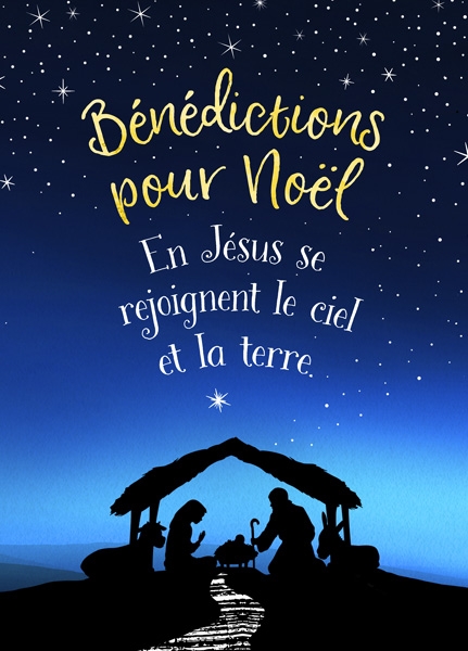 XL-Postkarte Big Blessing - Le ciel et la terre