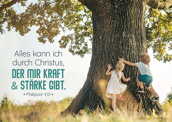 Postkarte - Kraft und Stärke