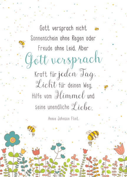 XL-Postkarte Big Blessing - Gott versprach