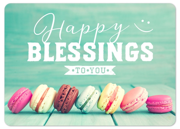 XL-Postkarte Big Blessing - Happy Blessings