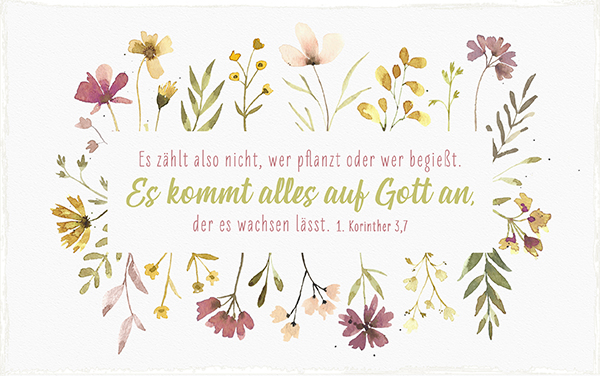 Holzschild groß - Es kommt auf Gott an