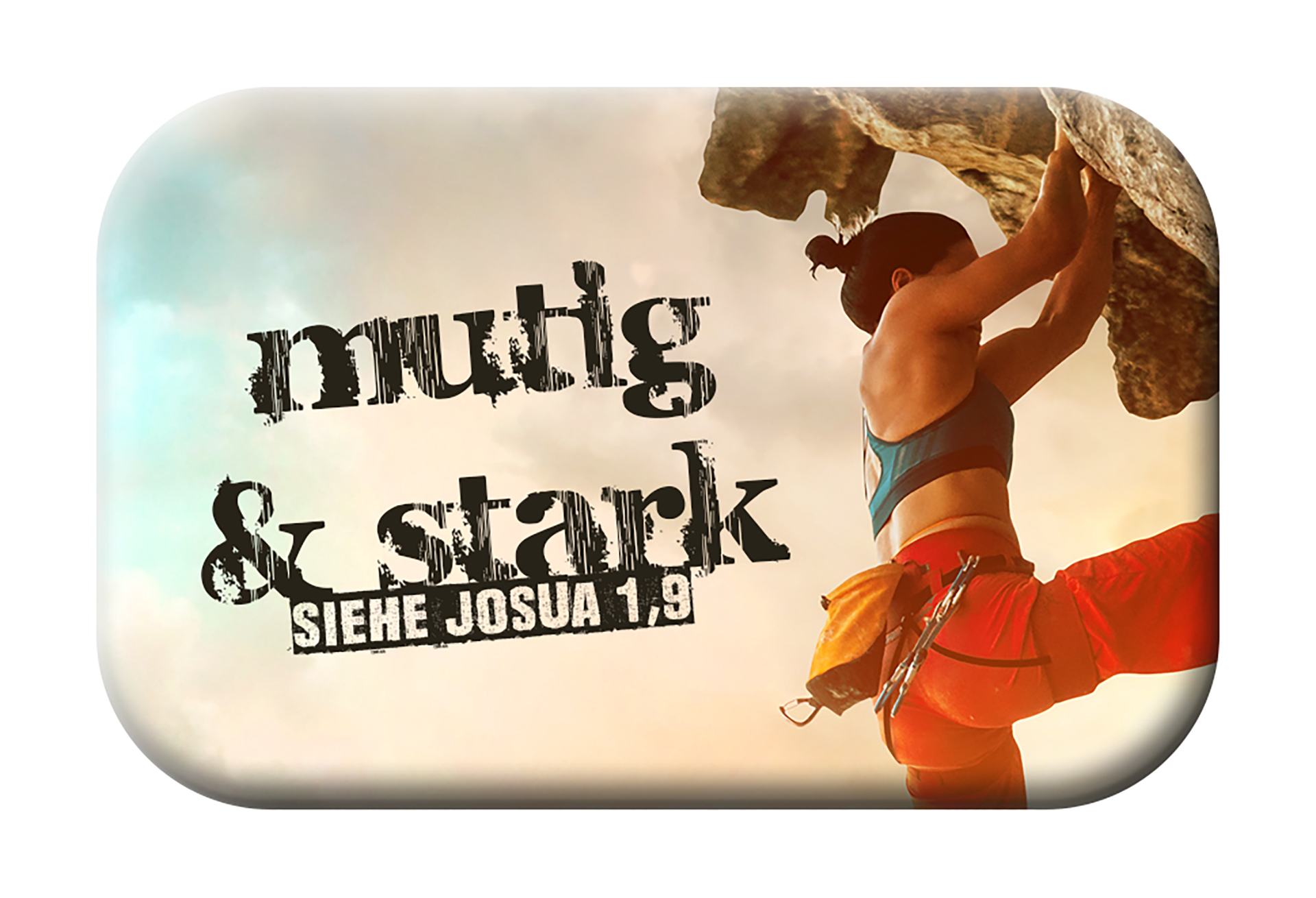 Magnet Mag Blessing - mutig & stark (Klettern)