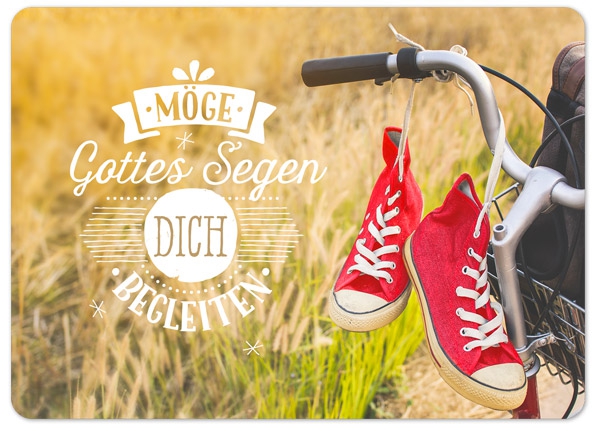 XL-Postkarte Big Blessing - Gottes Segen begleitet