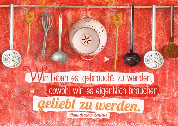 Postkarte - Geliebt werden