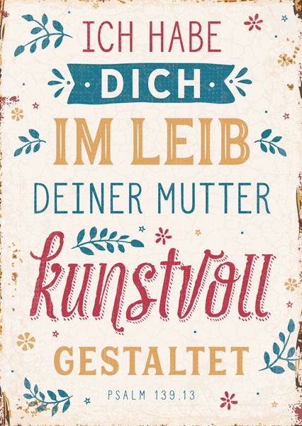 Postkarte - Kunstvoll gestaltet