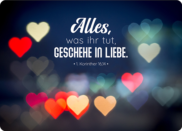 XL-Postkarte Big Blessing -  Alles, was ihr tut