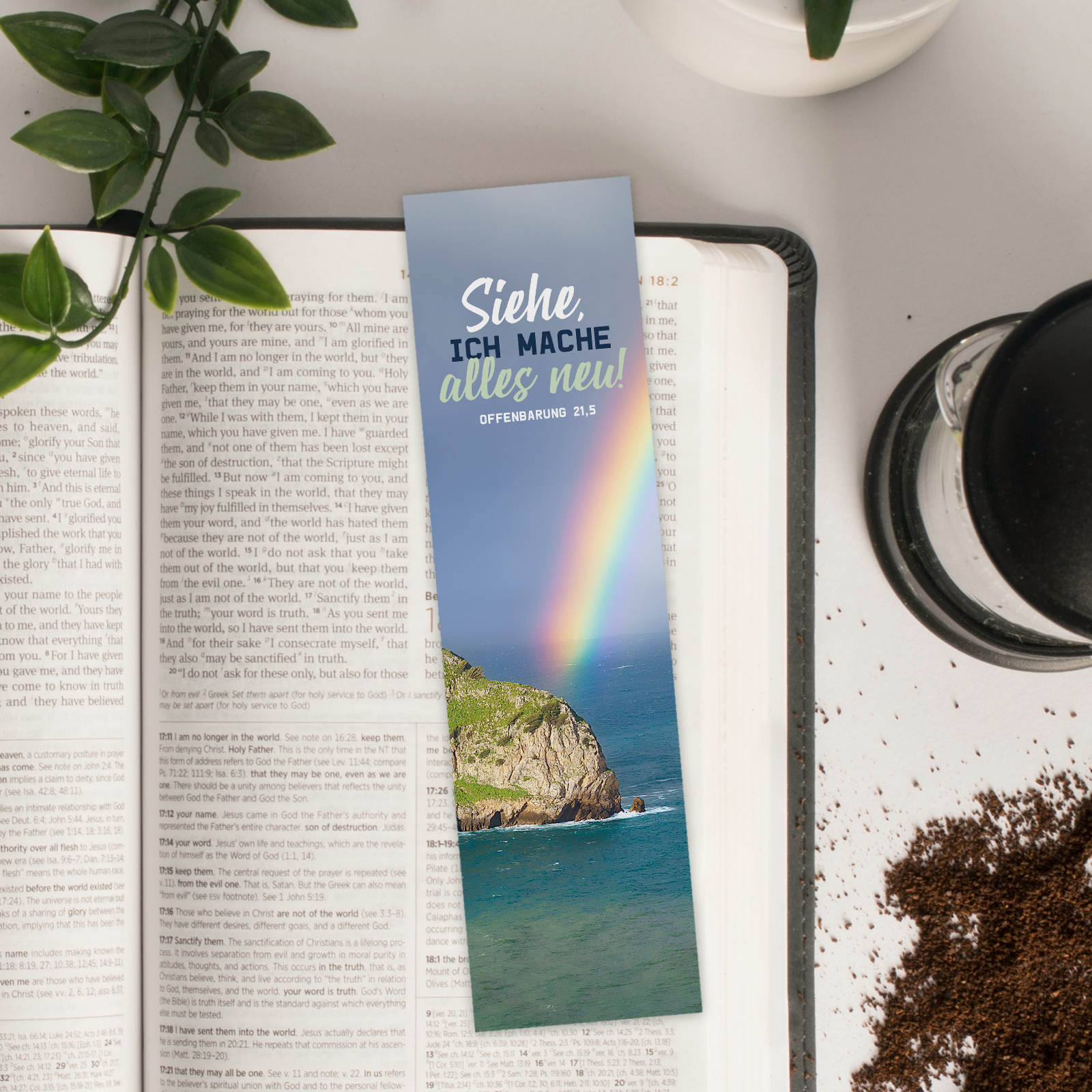 Segenszeichen - Jahreslosung 2026 - Regenbogen