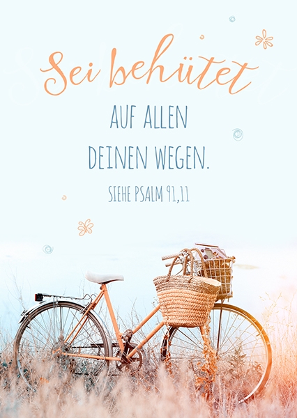 Postkarte - Sei behütet