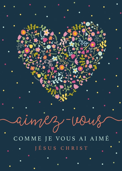 XL-Postkarte Big Blessing - Aimez-vous