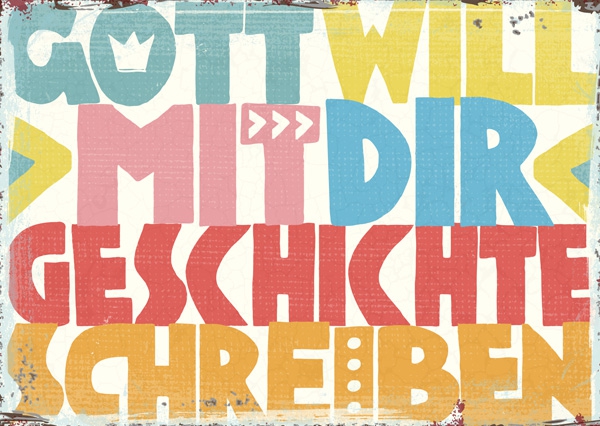 Postkarte - Geschichte schreiben