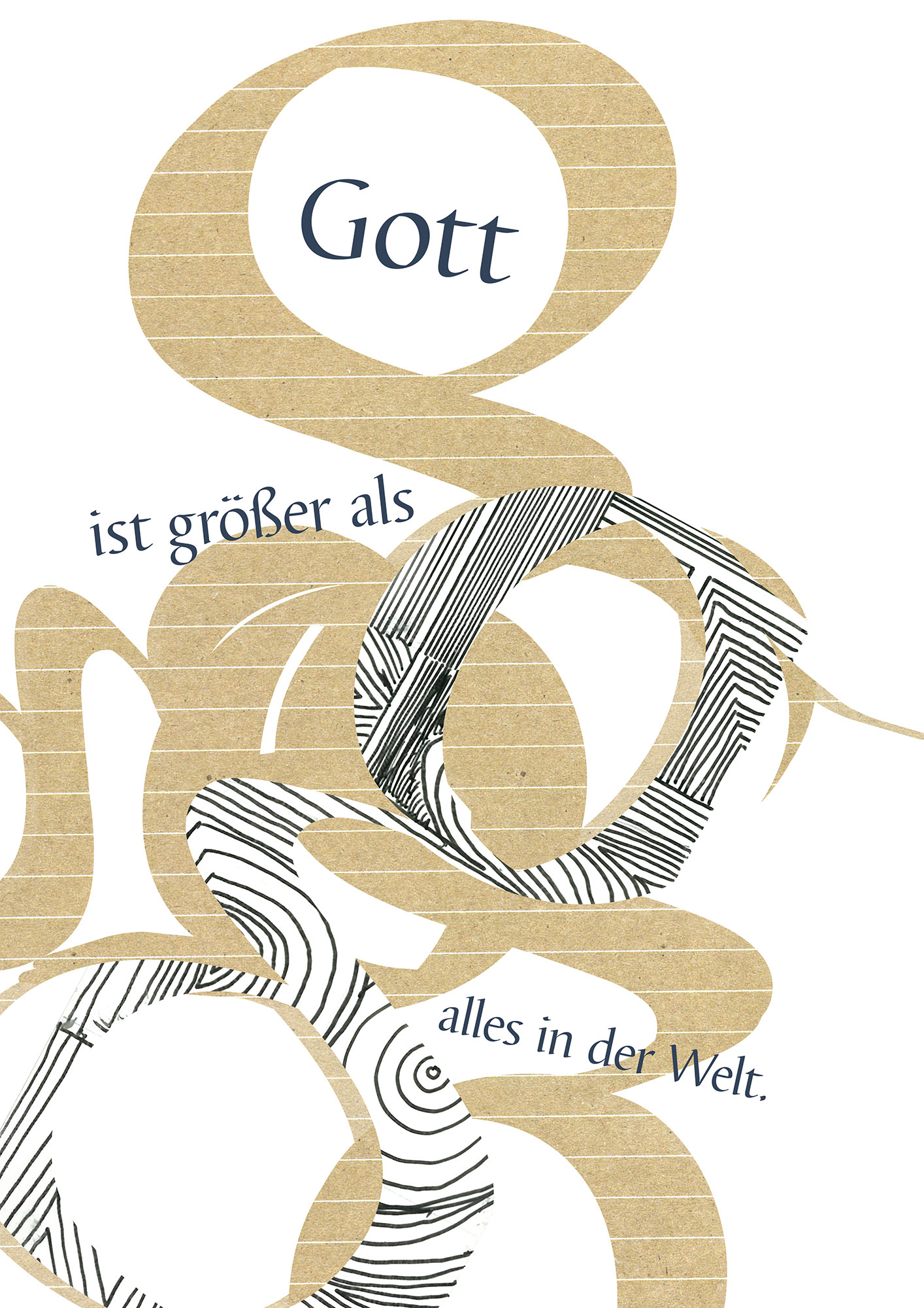 Poster - Gott ist größer