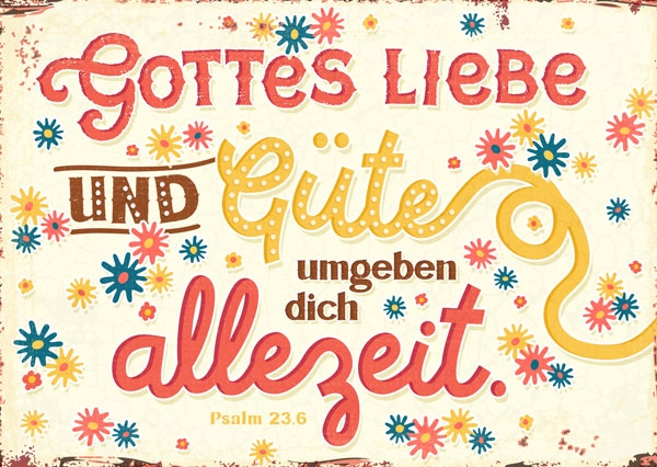 Postkarte - Allezeit