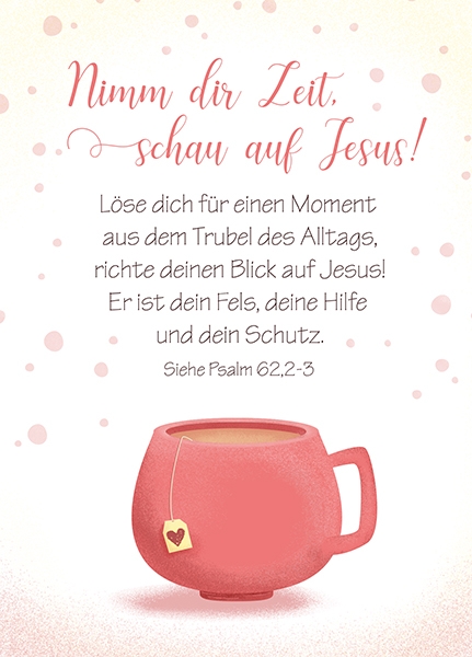 XL-Postkarte Big Blessing - Nimm dir Zeit