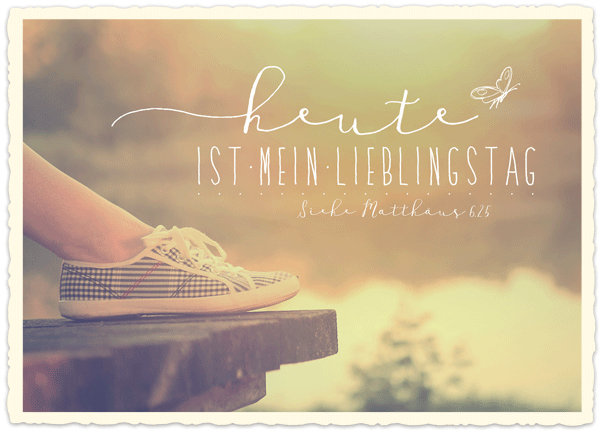 XL-Postkarte Big Blessing - Mein Lieblingstag