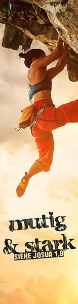 Segenszeichen - mutig & stark (Klettern)