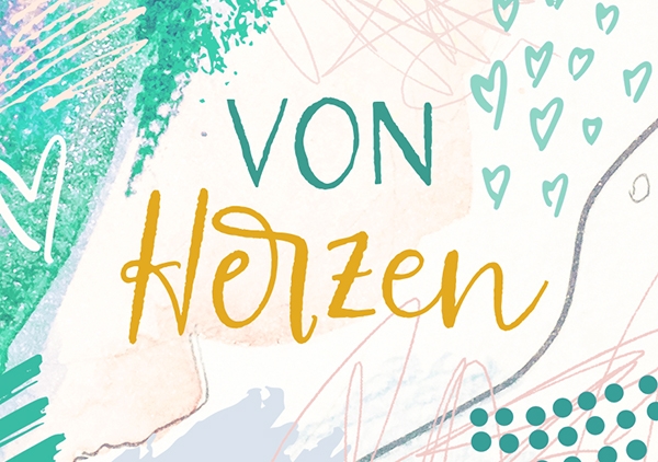 Mini - Von Herzen (grün)
