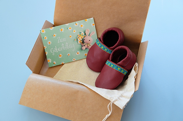 Baby-Geschenkset rot