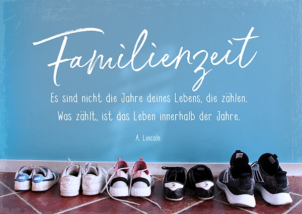 Postkarte - Familienzeit