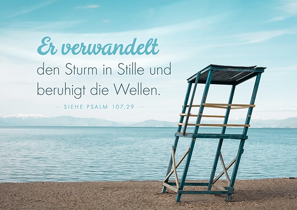 Postkarte - Er verwandelt