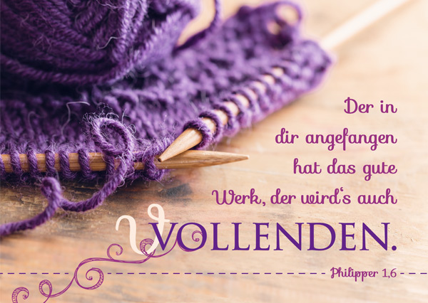 Postkarte - das gute Werk