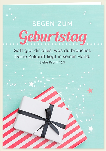 Faltkarte - Gott gibt dir alles