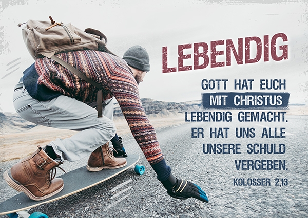 Postkarte - Lebendig