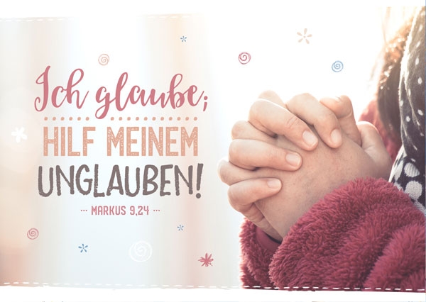 Postkarte - Hilf meinem Unglauben (Hände)